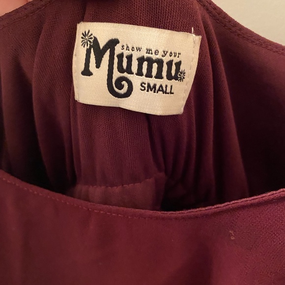 Show Me Your Mumu Caitlin dress in merlot - Picture 8 of 14